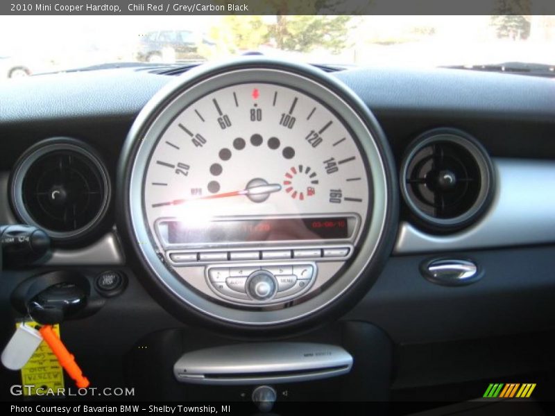 Chili Red / Grey/Carbon Black 2010 Mini Cooper Hardtop