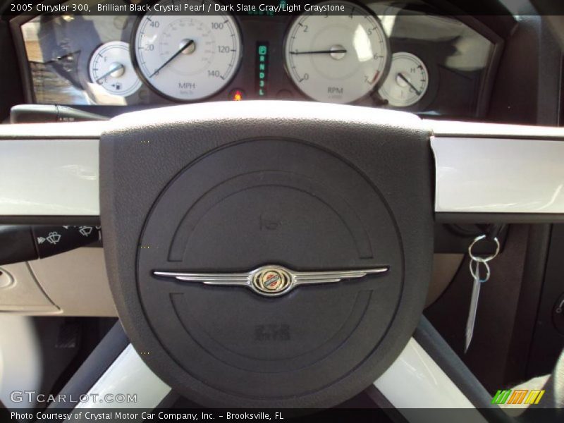 Brilliant Black Crystal Pearl / Dark Slate Gray/Light Graystone 2005 Chrysler 300