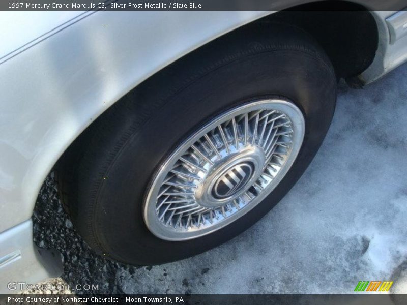 Silver Frost Metallic / Slate Blue 1997 Mercury Grand Marquis GS