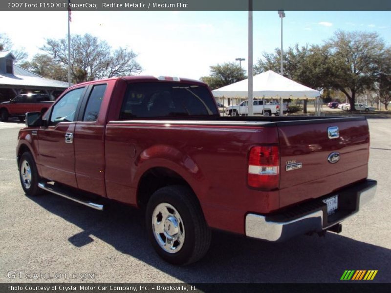 Redfire Metallic / Medium Flint 2007 Ford F150 XLT SuperCab