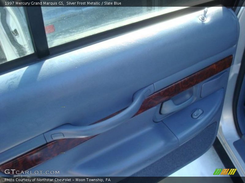 Silver Frost Metallic / Slate Blue 1997 Mercury Grand Marquis GS
