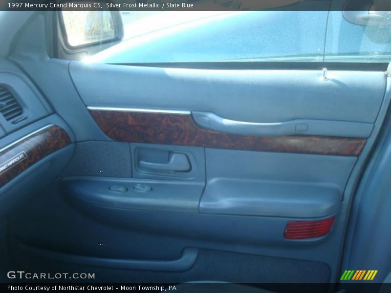 Silver Frost Metallic / Slate Blue 1997 Mercury Grand Marquis GS