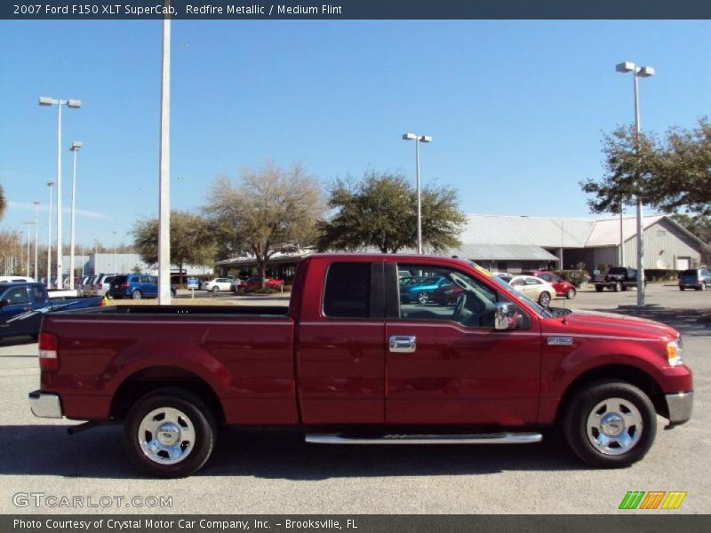 Redfire Metallic / Medium Flint 2007 Ford F150 XLT SuperCab