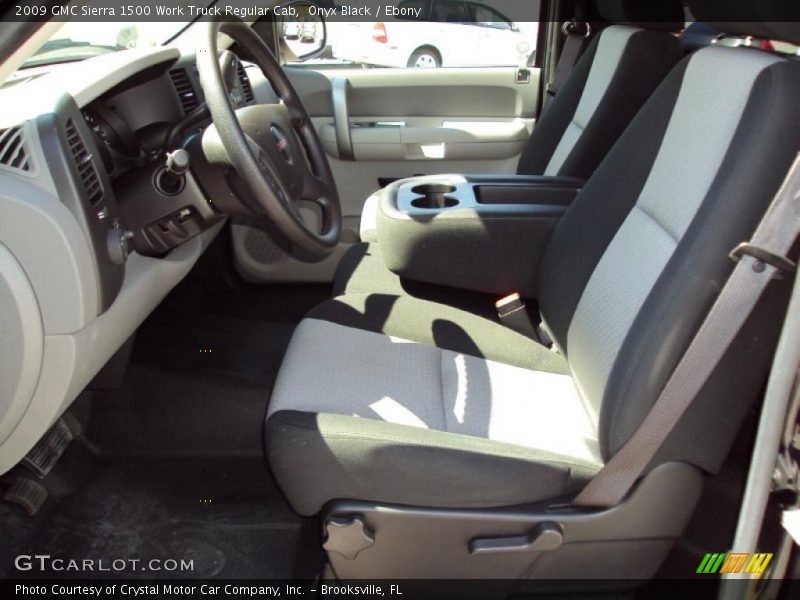 Onyx Black / Ebony 2009 GMC Sierra 1500 Work Truck Regular Cab