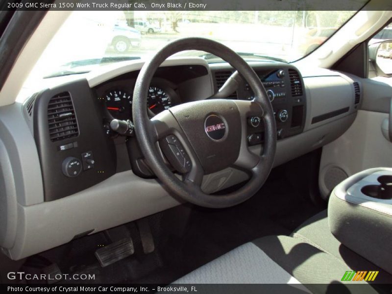 Onyx Black / Ebony 2009 GMC Sierra 1500 Work Truck Regular Cab