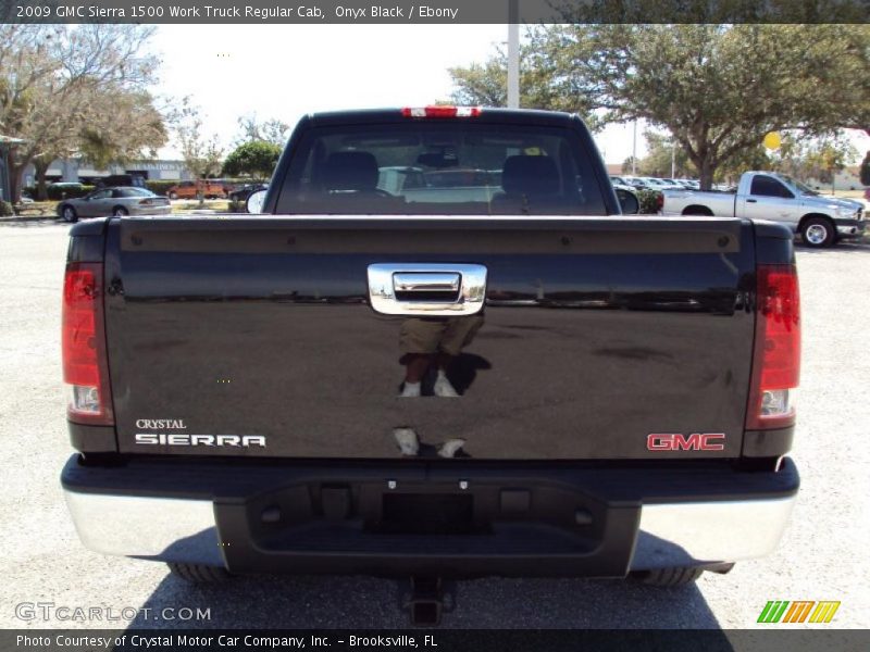 Onyx Black / Ebony 2009 GMC Sierra 1500 Work Truck Regular Cab