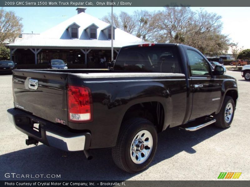 Onyx Black / Ebony 2009 GMC Sierra 1500 Work Truck Regular Cab