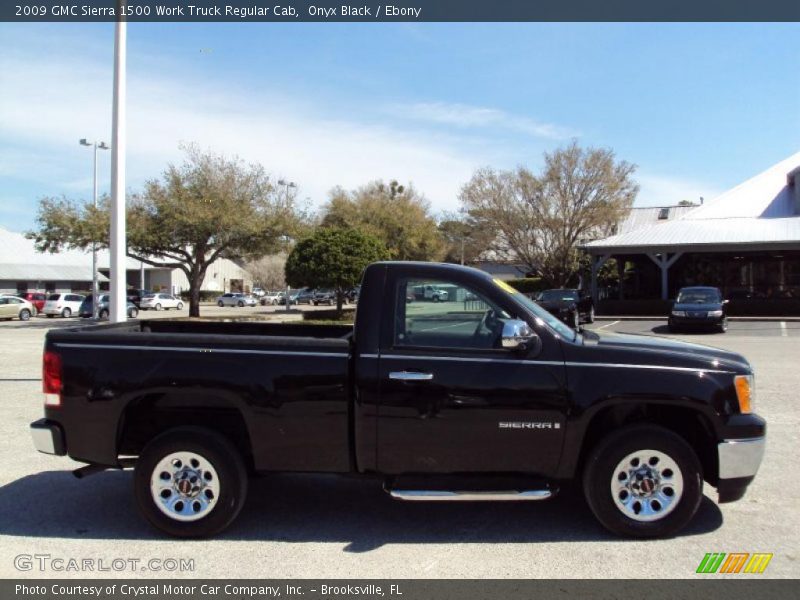 Onyx Black / Ebony 2009 GMC Sierra 1500 Work Truck Regular Cab