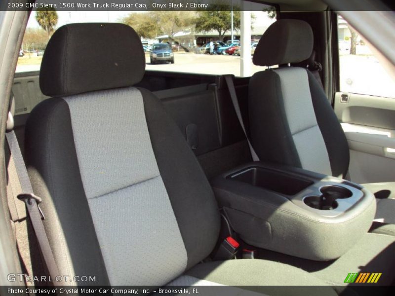 Onyx Black / Ebony 2009 GMC Sierra 1500 Work Truck Regular Cab