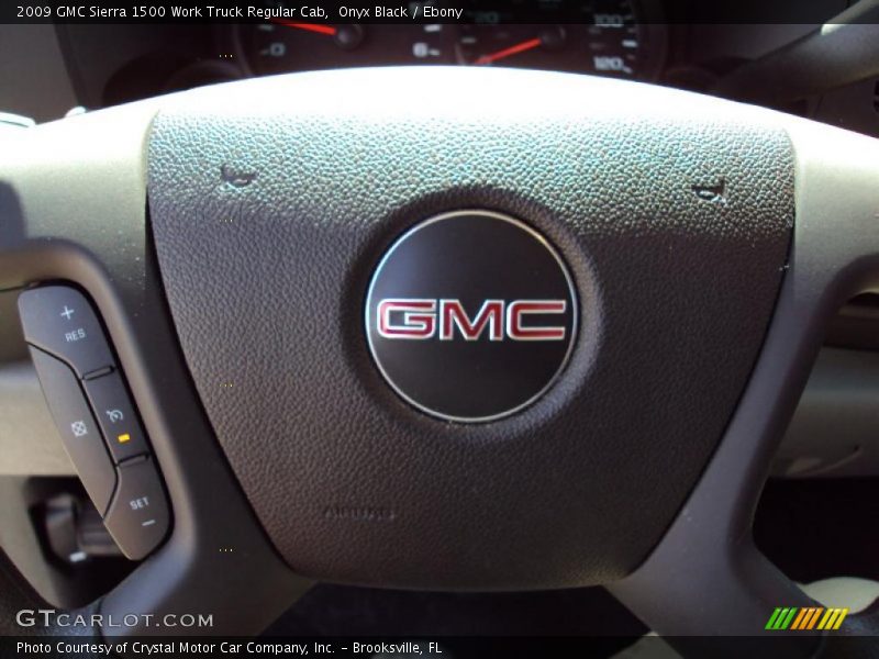 Onyx Black / Ebony 2009 GMC Sierra 1500 Work Truck Regular Cab