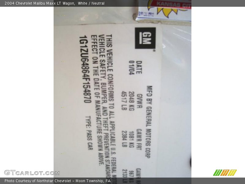 White / Neutral 2004 Chevrolet Malibu Maxx LT Wagon