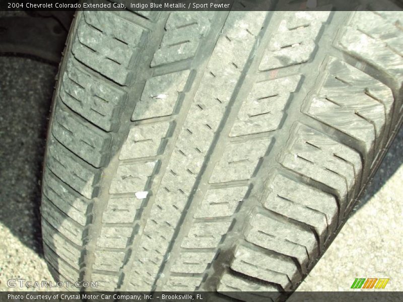 Indigo Blue Metallic / Sport Pewter 2004 Chevrolet Colorado Extended Cab