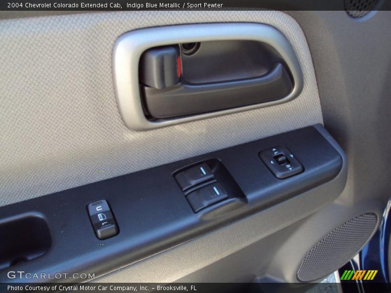 Indigo Blue Metallic / Sport Pewter 2004 Chevrolet Colorado Extended Cab