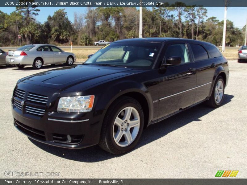 Brilliant Black Crystal Pearl / Dark Slate Gray/Light Slate Gray 2008 Dodge Magnum R/T