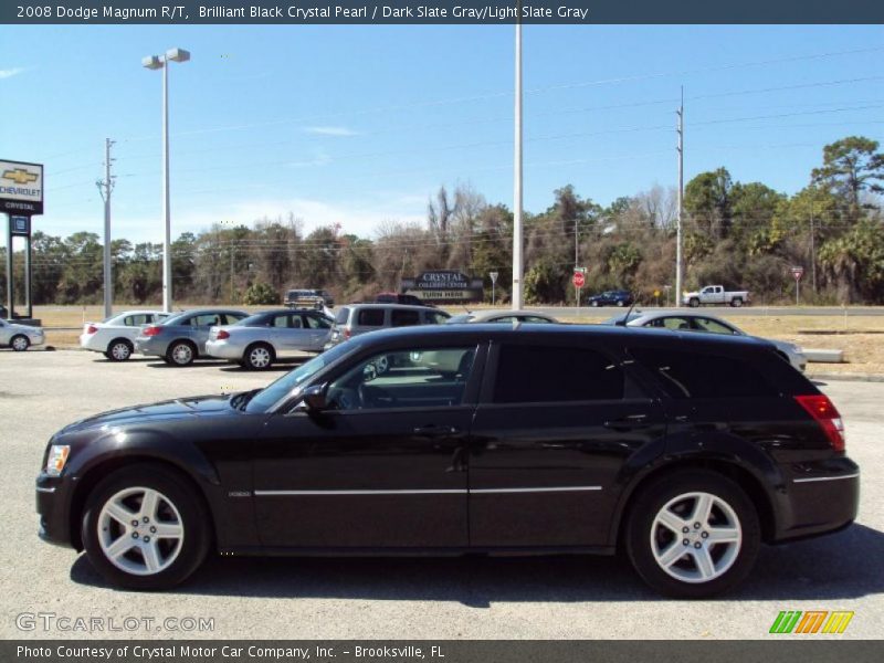 Brilliant Black Crystal Pearl / Dark Slate Gray/Light Slate Gray 2008 Dodge Magnum R/T