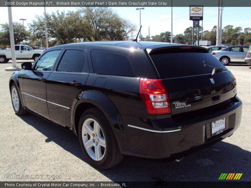 Brilliant Black Crystal Pearl / Dark Slate Gray/Light Slate Gray 2008 Dodge Magnum R/T