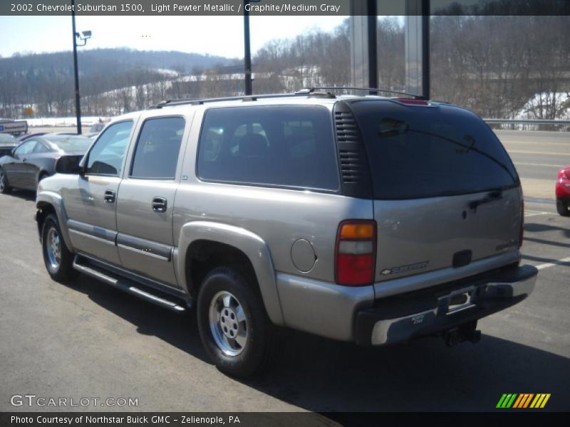 Light Pewter Metallic / Graphite/Medium Gray 2002 Chevrolet Suburban 1500