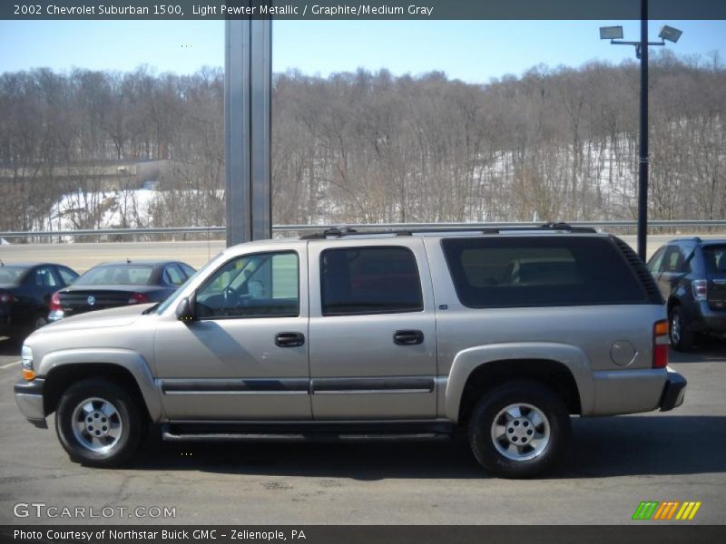 Light Pewter Metallic / Graphite/Medium Gray 2002 Chevrolet Suburban 1500