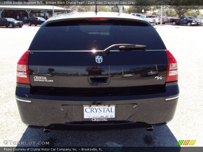 Brilliant Black Crystal Pearl / Dark Slate Gray/Light Slate Gray 2008 Dodge Magnum R/T