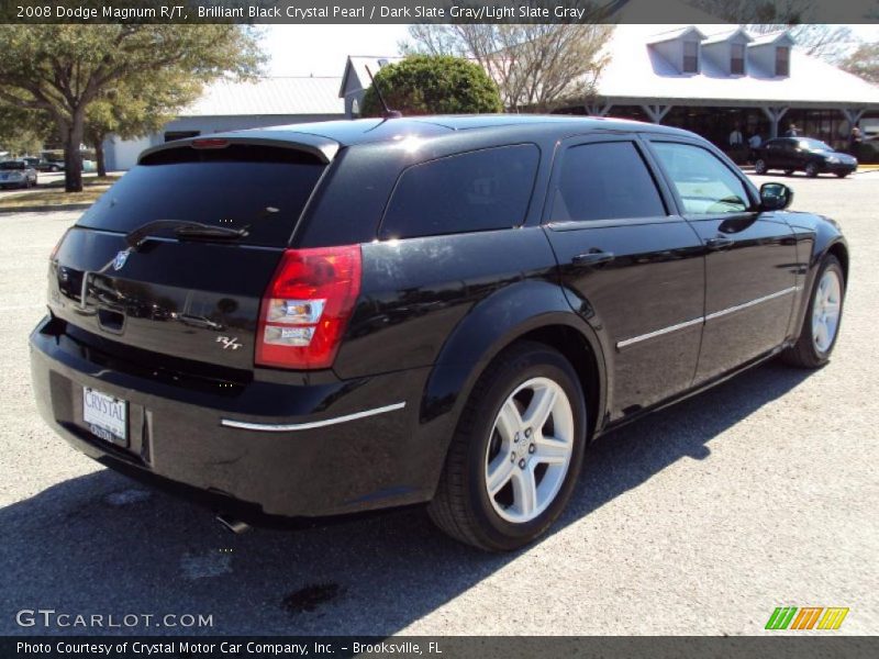Brilliant Black Crystal Pearl / Dark Slate Gray/Light Slate Gray 2008 Dodge Magnum R/T