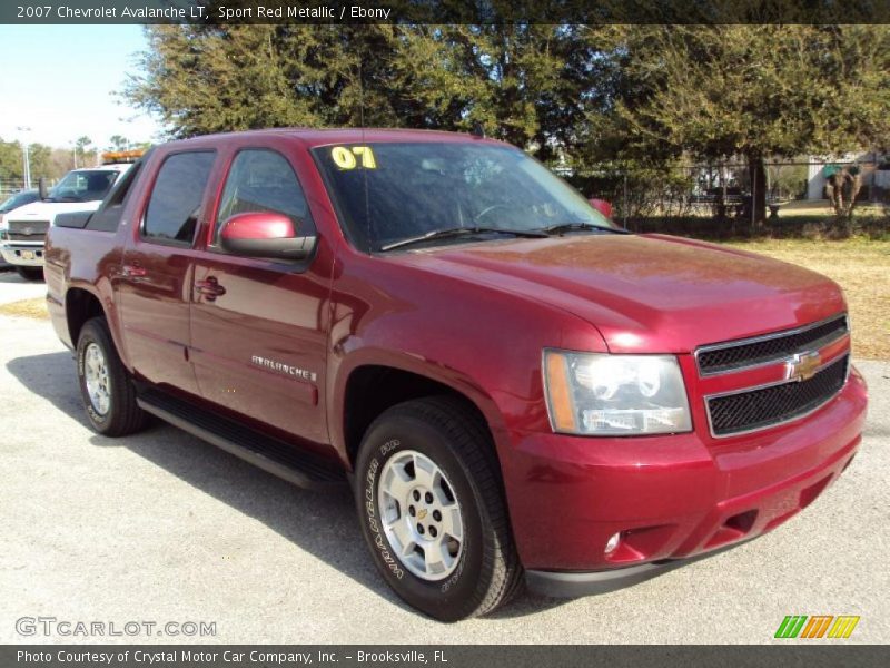 Sport Red Metallic / Ebony 2007 Chevrolet Avalanche LT