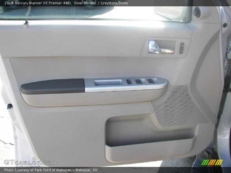 Silver Metallic / Greystone/Stone 2008 Mercury Mariner V6 Premier 4WD