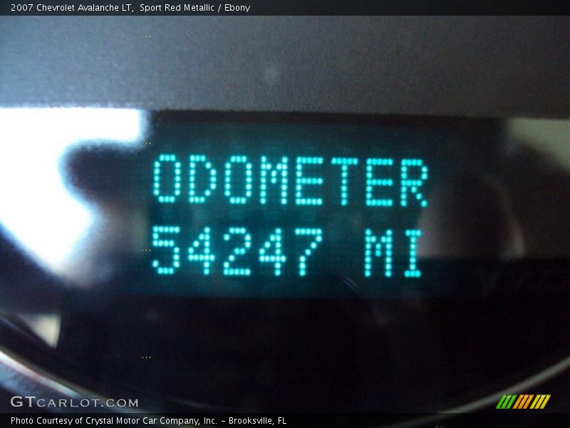 Sport Red Metallic / Ebony 2007 Chevrolet Avalanche LT