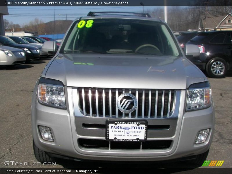 Silver Metallic / Greystone/Stone 2008 Mercury Mariner V6 Premier 4WD