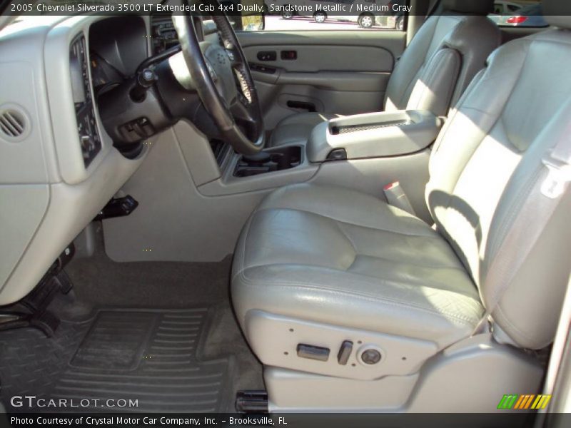 Sandstone Metallic / Medium Gray 2005 Chevrolet Silverado 3500 LT Extended Cab 4x4 Dually