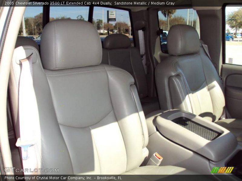 Sandstone Metallic / Medium Gray 2005 Chevrolet Silverado 3500 LT Extended Cab 4x4 Dually