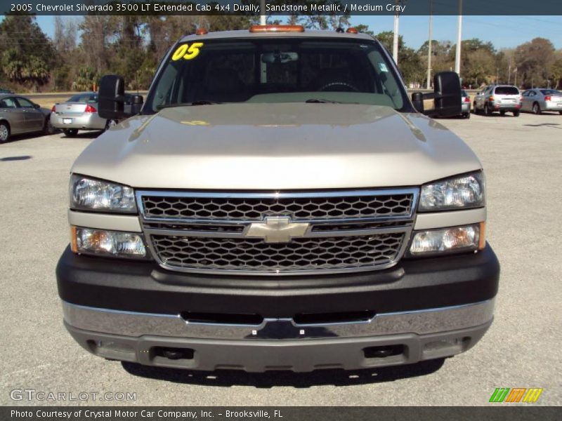 Sandstone Metallic / Medium Gray 2005 Chevrolet Silverado 3500 LT Extended Cab 4x4 Dually