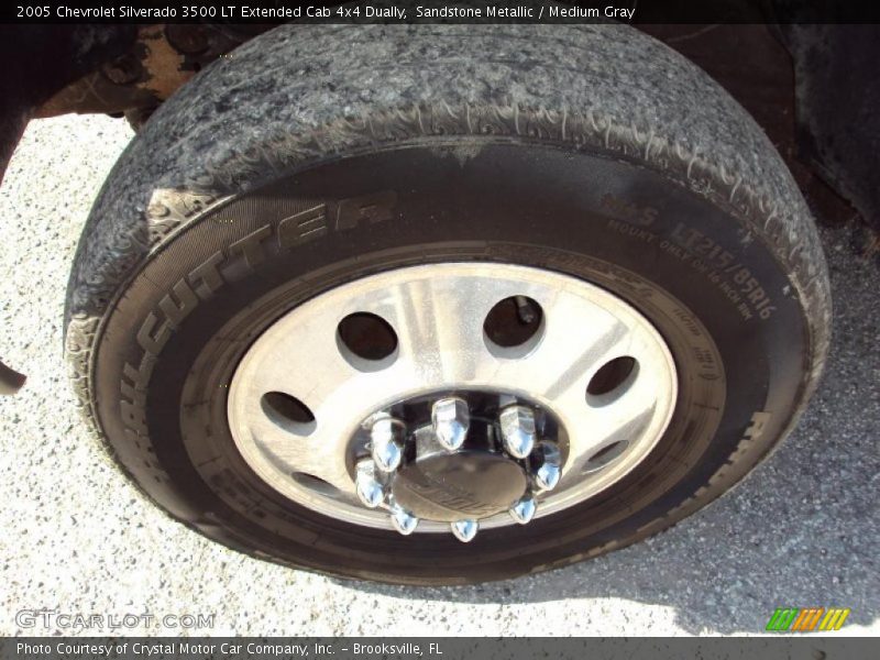 Sandstone Metallic / Medium Gray 2005 Chevrolet Silverado 3500 LT Extended Cab 4x4 Dually