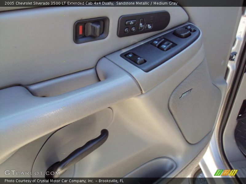 Sandstone Metallic / Medium Gray 2005 Chevrolet Silverado 3500 LT Extended Cab 4x4 Dually