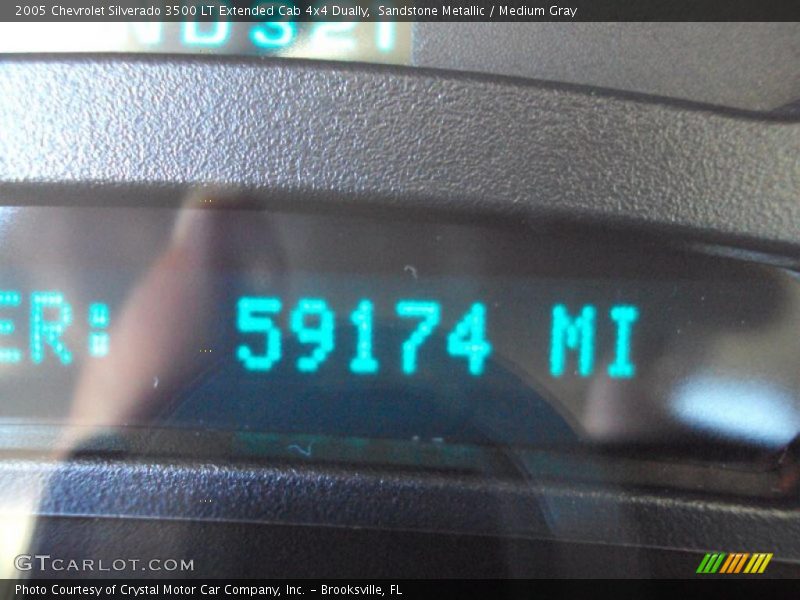 Sandstone Metallic / Medium Gray 2005 Chevrolet Silverado 3500 LT Extended Cab 4x4 Dually