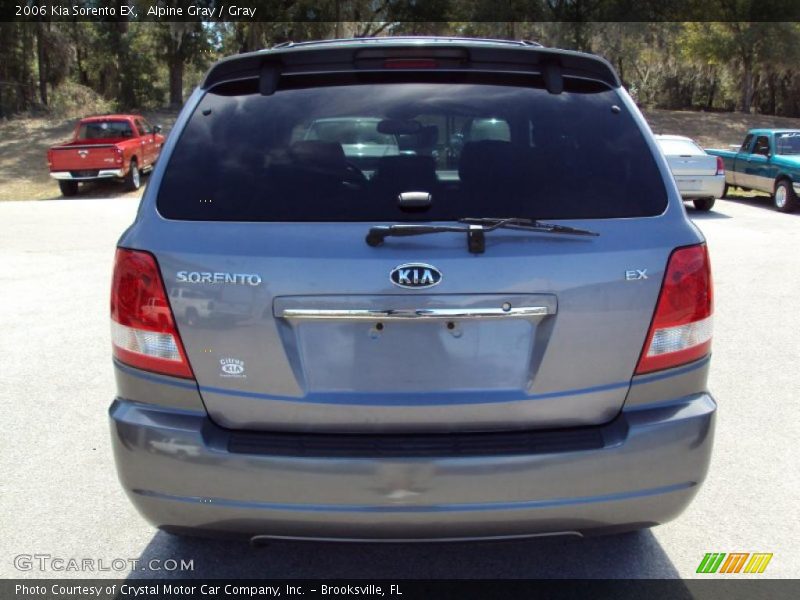 Alpine Gray / Gray 2006 Kia Sorento EX