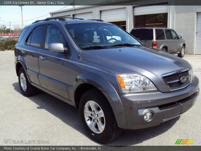 Alpine Gray / Gray 2006 Kia Sorento EX