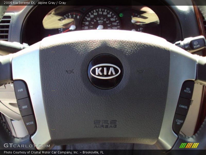 Alpine Gray / Gray 2006 Kia Sorento EX
