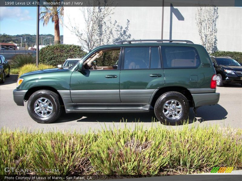 Woodland Pearl / Ivory 1998 Lexus LX 470