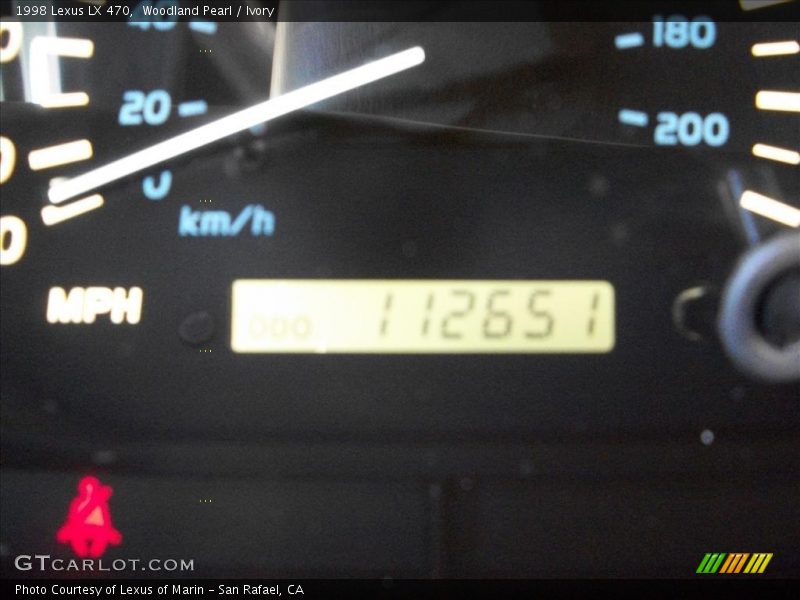 Woodland Pearl / Ivory 1998 Lexus LX 470