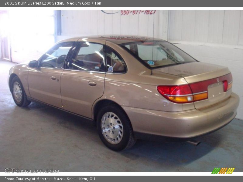 Medium Gold / Tan 2001 Saturn L Series L200 Sedan
