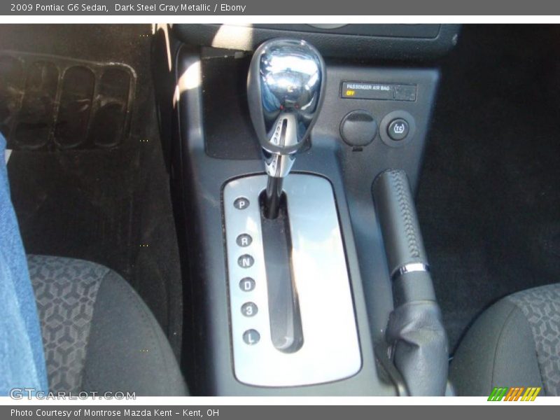 Dark Steel Gray Metallic / Ebony 2009 Pontiac G6 Sedan