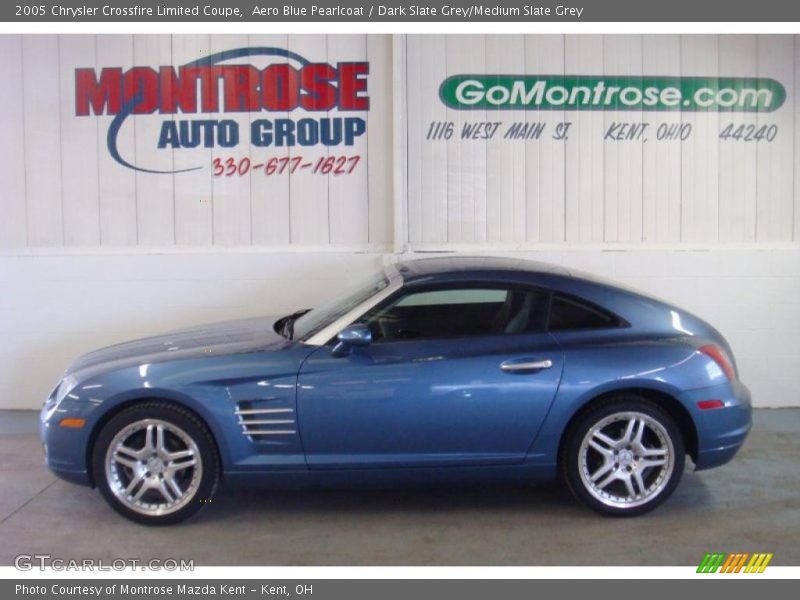 Aero Blue Pearlcoat / Dark Slate Grey/Medium Slate Grey 2005 Chrysler Crossfire Limited Coupe