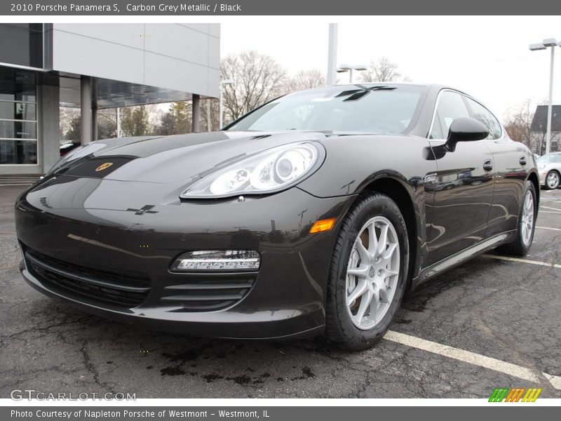 Carbon Grey Metallic / Black 2010 Porsche Panamera S
