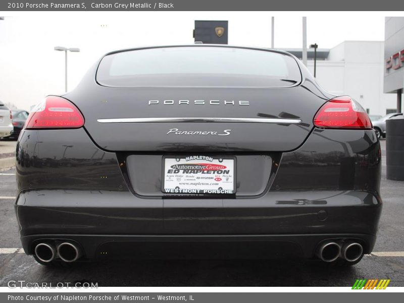 Carbon Grey Metallic / Black 2010 Porsche Panamera S