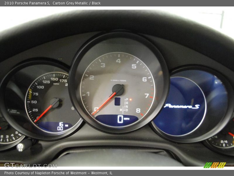Carbon Grey Metallic / Black 2010 Porsche Panamera S