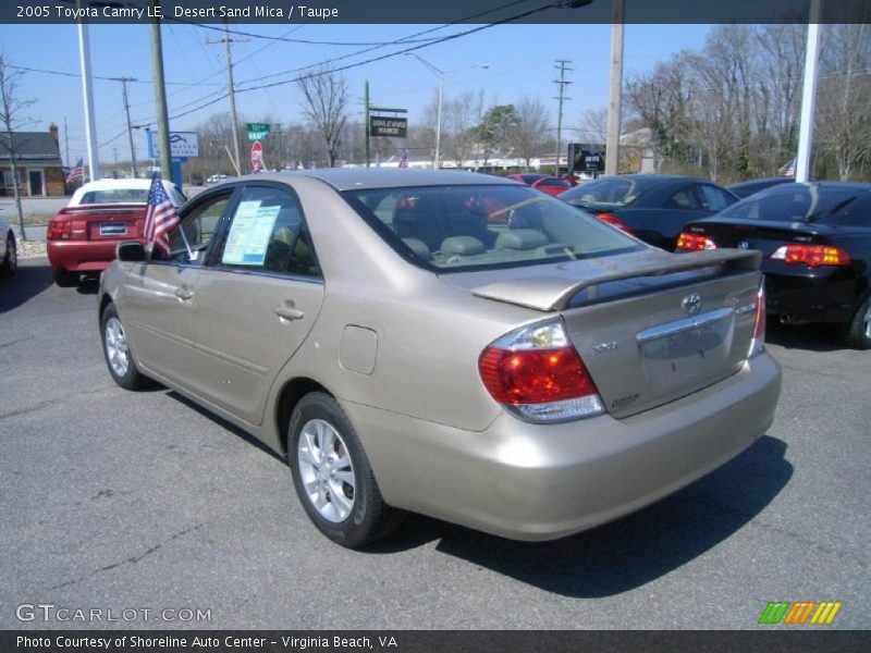 Desert Sand Mica / Taupe 2005 Toyota Camry LE