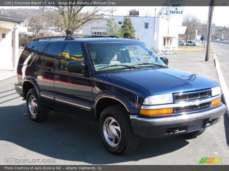 Indigo Blue Metallic / Medium Gray 2001 Chevrolet Blazer LT 4x4