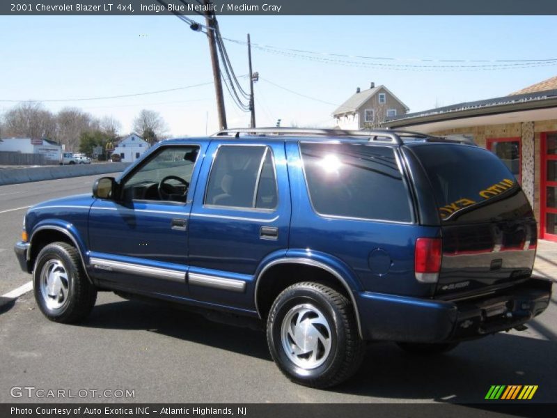 Indigo Blue Metallic / Medium Gray 2001 Chevrolet Blazer LT 4x4