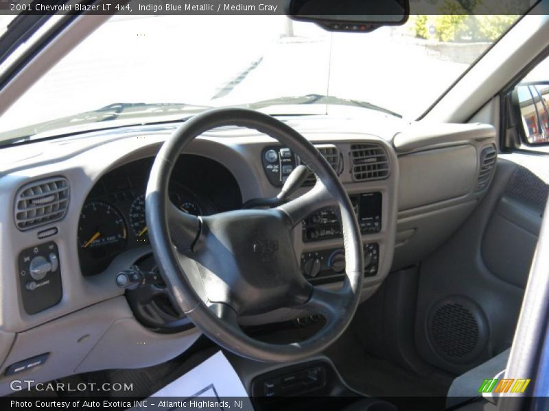 Indigo Blue Metallic / Medium Gray 2001 Chevrolet Blazer LT 4x4