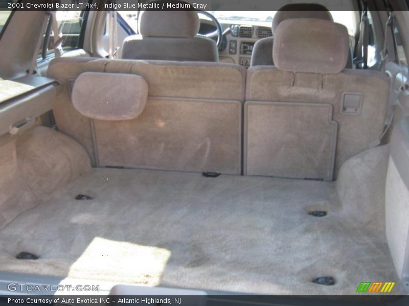 Indigo Blue Metallic / Medium Gray 2001 Chevrolet Blazer LT 4x4